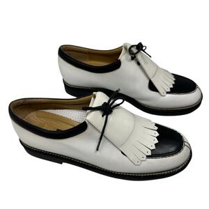 Stuart Weitzman Leather Kiltie Women’s Golf Shoes Size 6.5